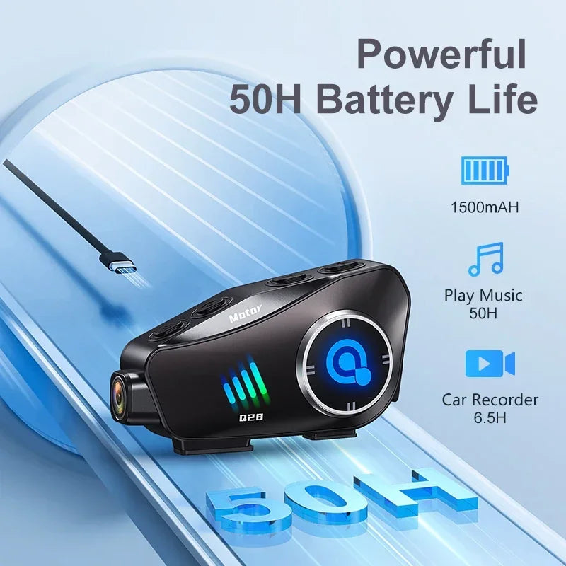 Casque moto Kebidumei caméra 1080P Bluetooth – caractéristiques