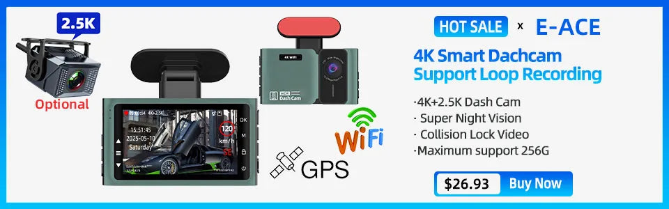 Dashcam rétroviseur Acceo 4 pouces tactile 1080P – photo 10
