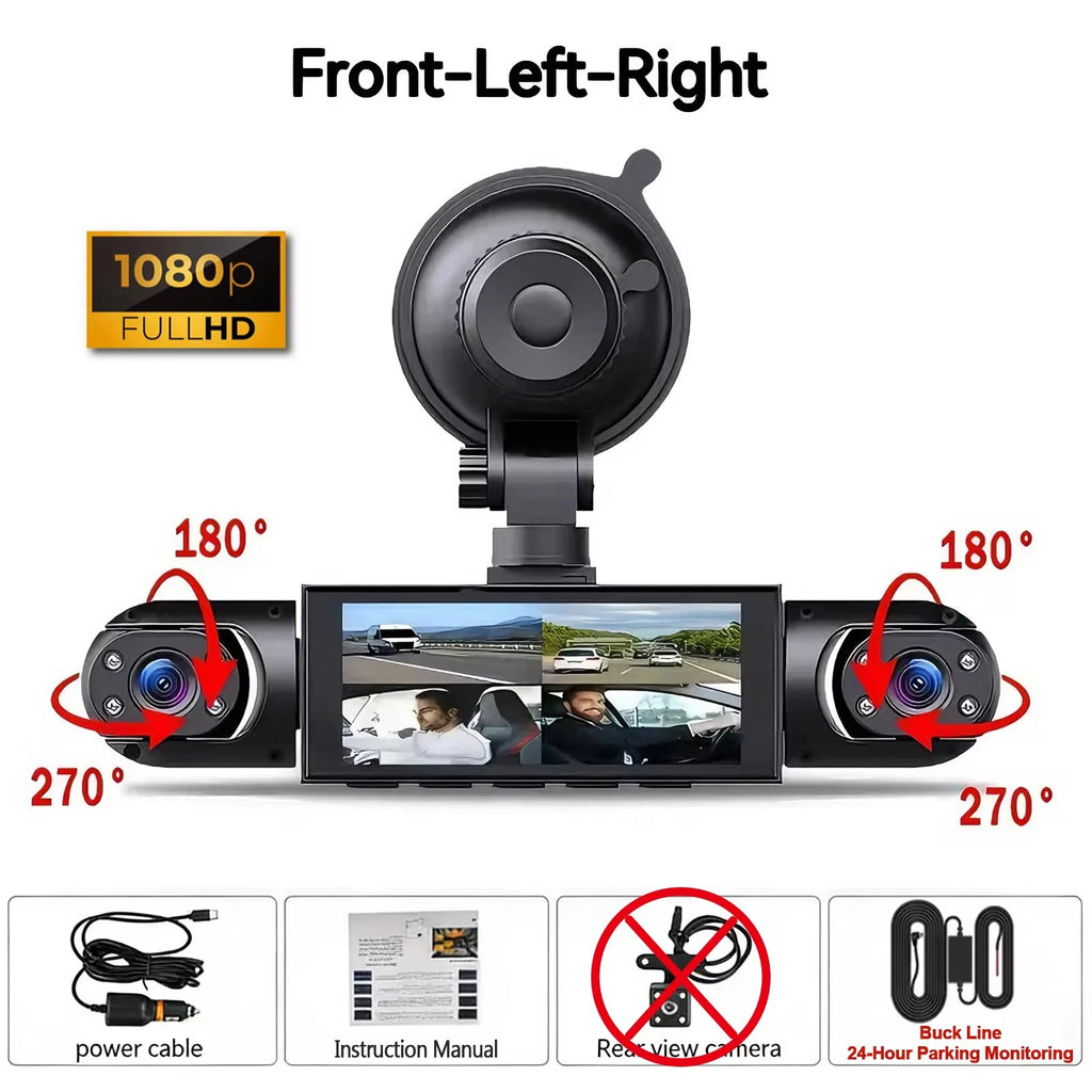 Dashcam voiture etymoofox 4 caméras écran tactile – photo 22