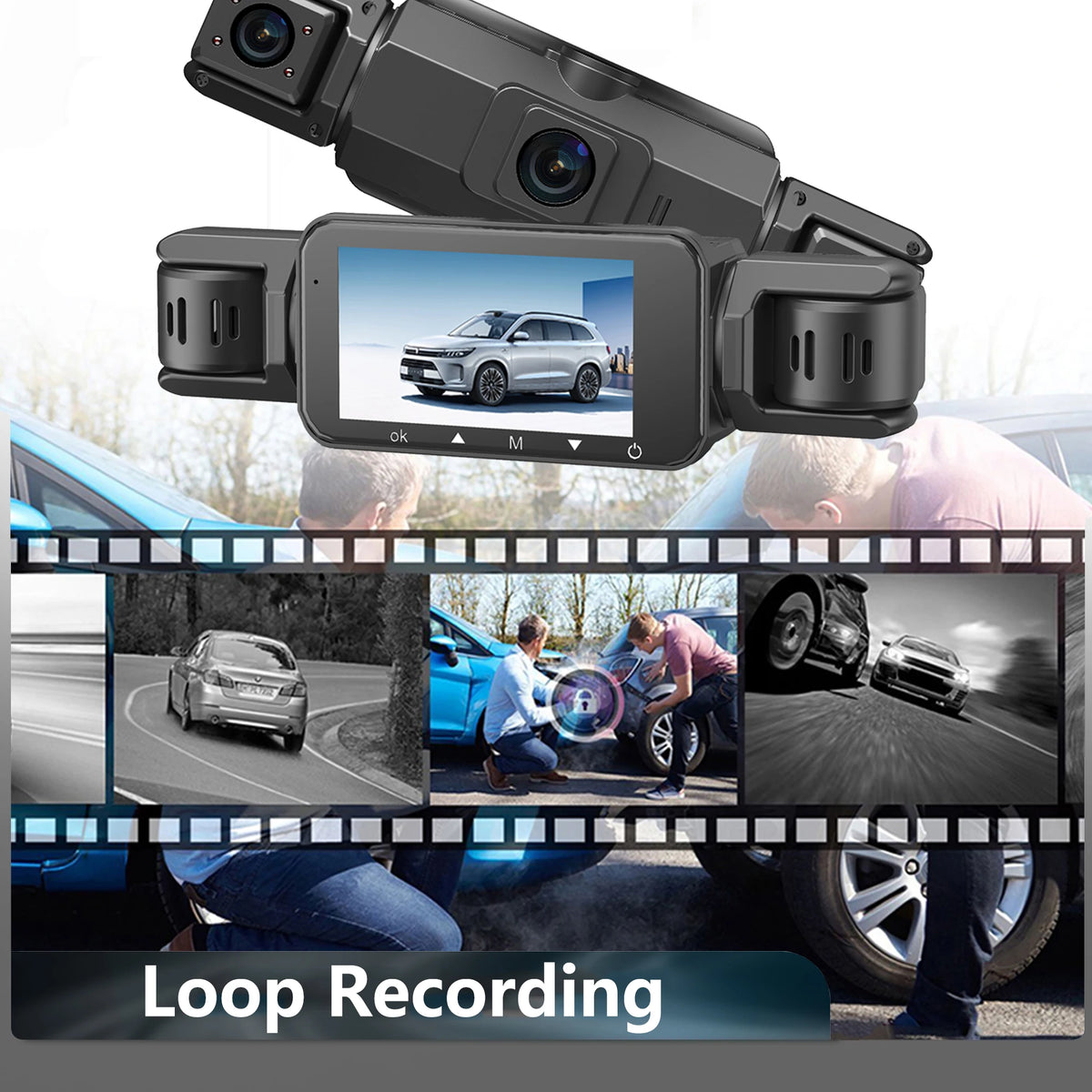Dashcam voiture 4 canaux 1080P GMAIPOP hardwire – photo 18