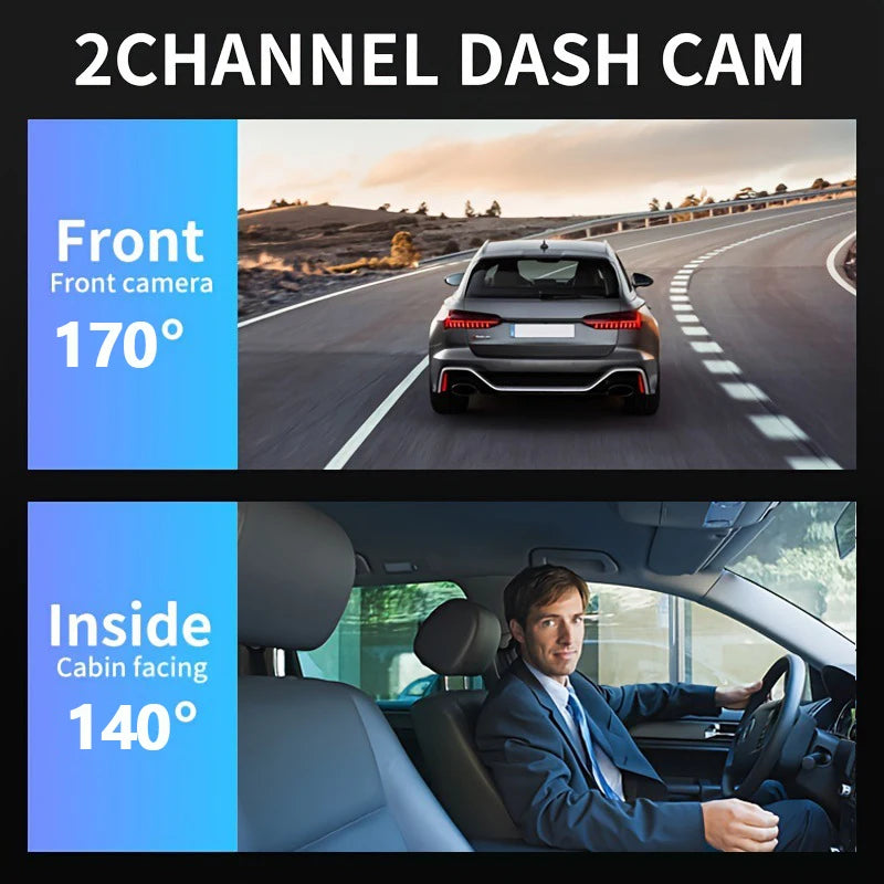 Dashcam voiture GMAIPOP double 1080P WiFi intérieur – photo 24