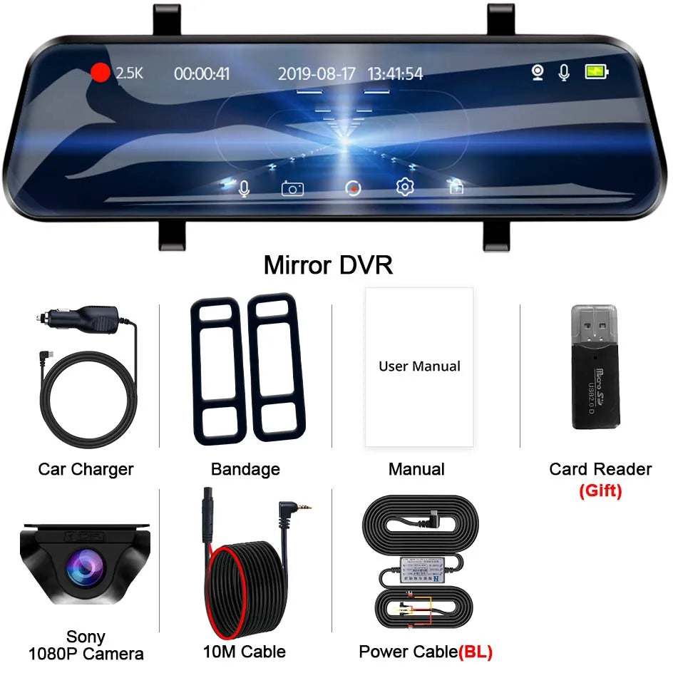 Dashcam rétroviseur E-ACE 2.5K GPS WiFi – photo 48