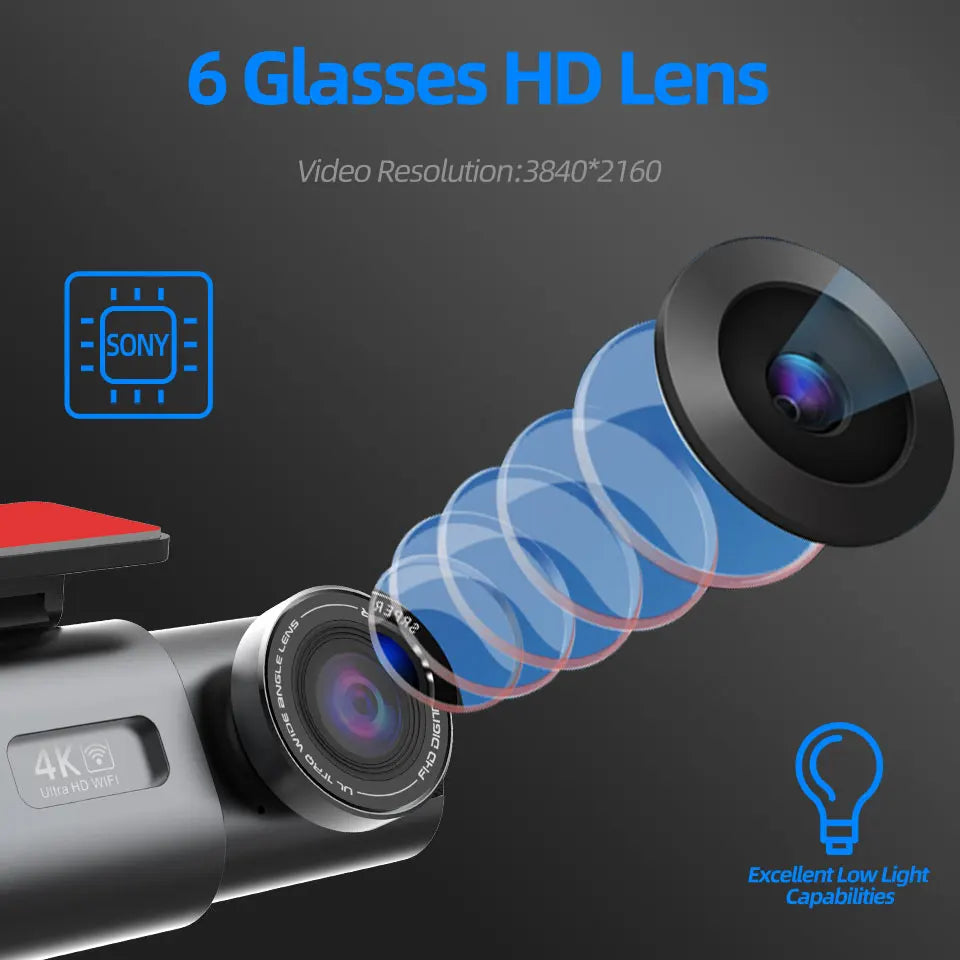 Dashcam voiture Acceo 4K UHD WiFi GPS externe – photo 10