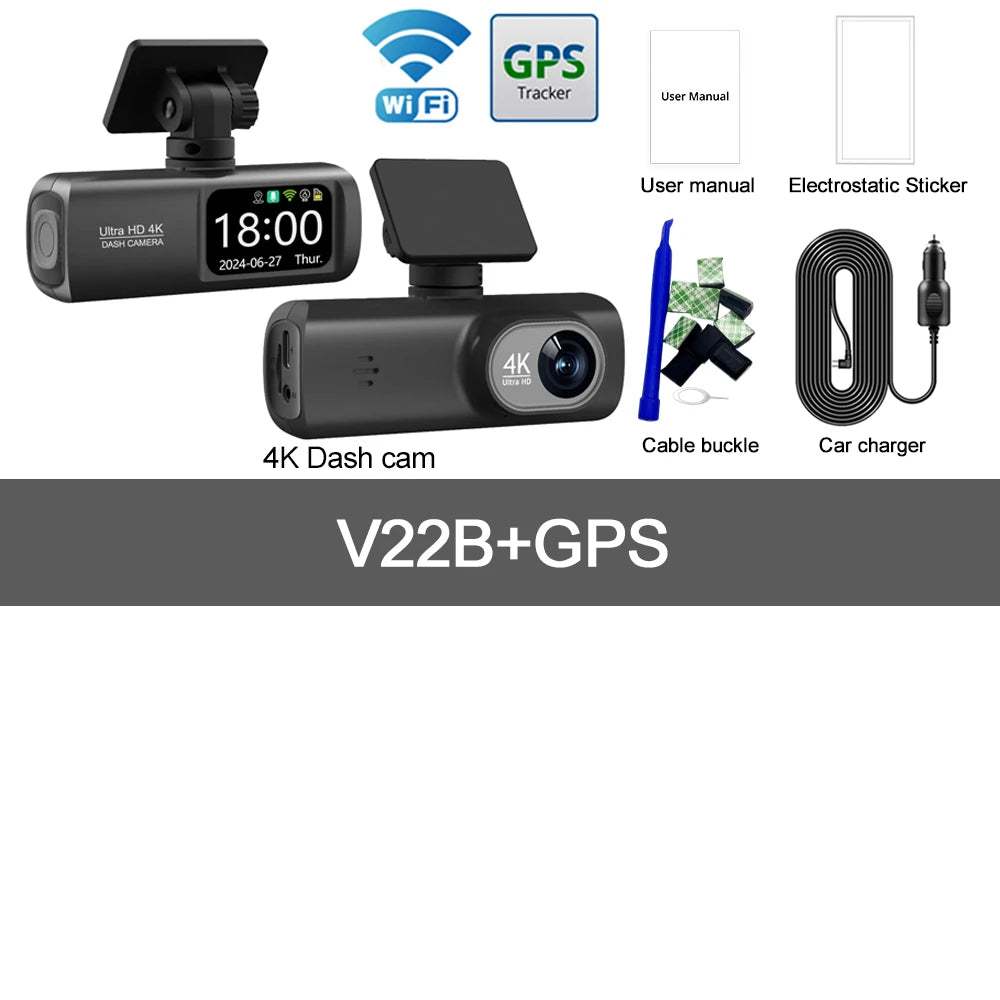 Dashcam voiture Kocam 4K UHD WiFi GPS externe – photo 24