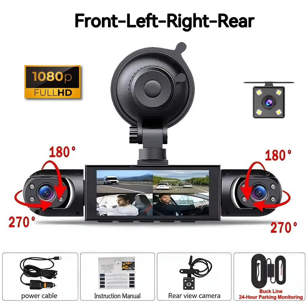 Dashcam voiture etymoofox 4 caméras écran tactile – photo 21