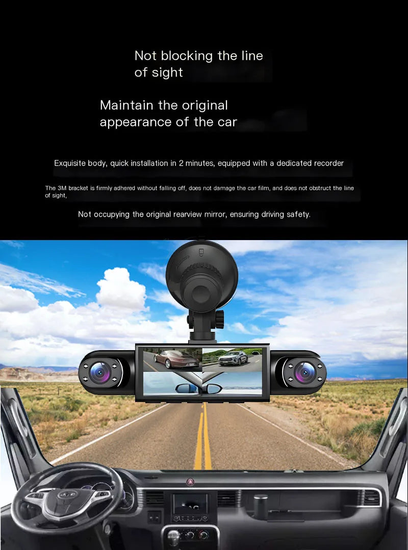Dashcam voiture GMAIPOP 4 canaux 360 vision nocturne – photo 15