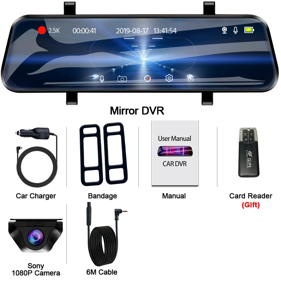 Dashcam rétroviseur E-ACE 2.5K GPS WiFi – photo 38