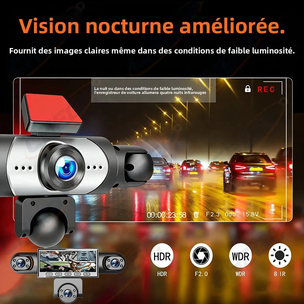 Dashcam voiture WDSZKMYF 5 canaux 1080P 360 – aperçu produit