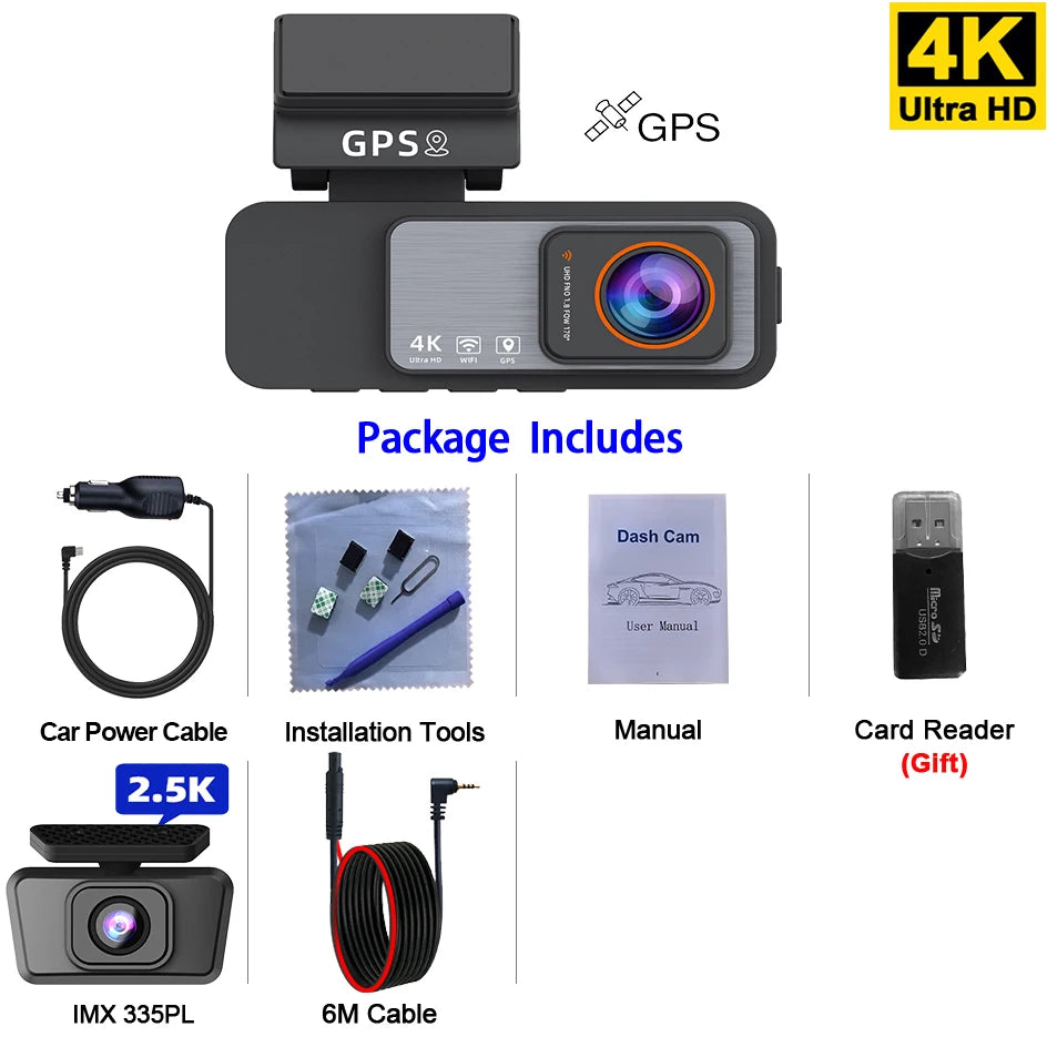 Dashcam voiture Acceo 4K + 2.5K double objectif – photo 23