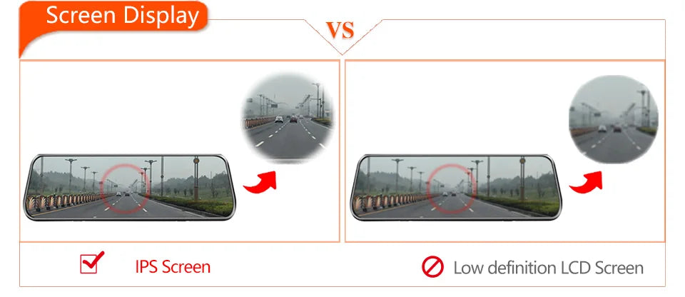 Dashcam rétroviseur E-ACE 2.5K GPS WiFi – photo 12