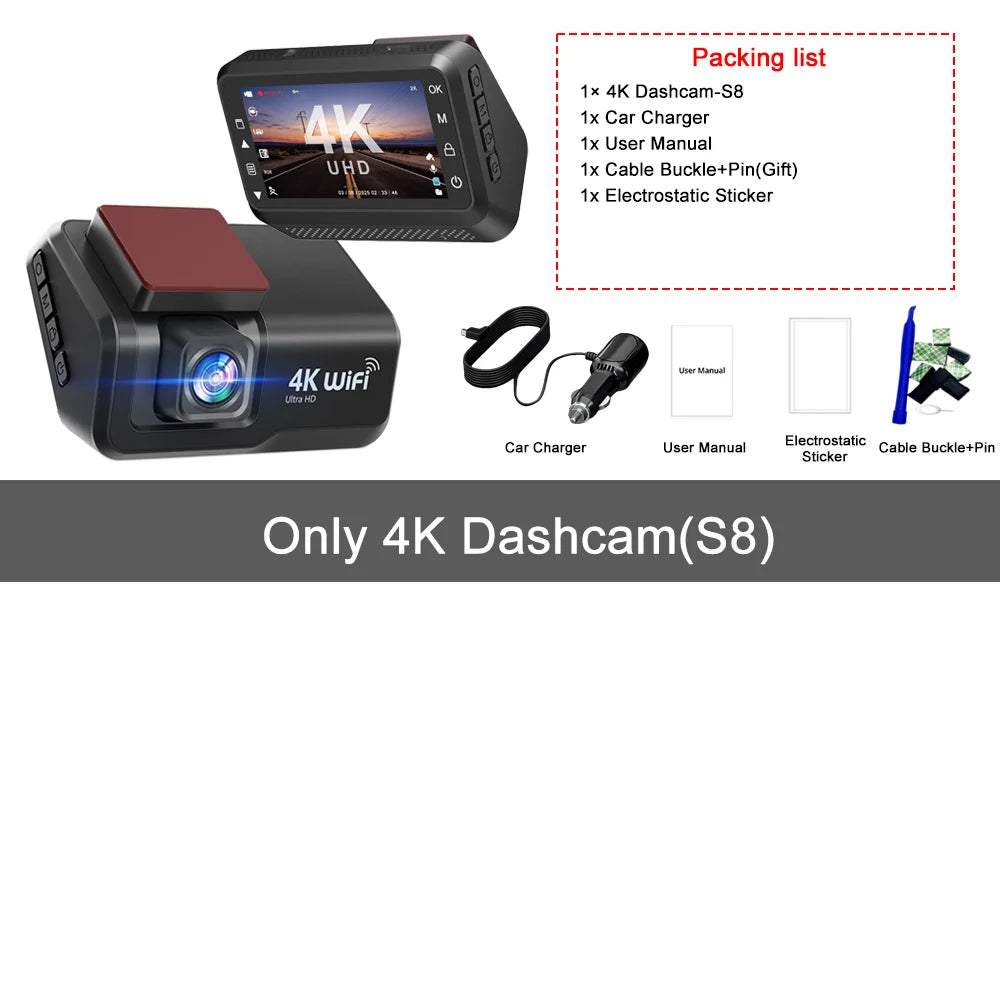 Dashcam voiture Kocam 4K UHD double objectif WiFi – photo 26