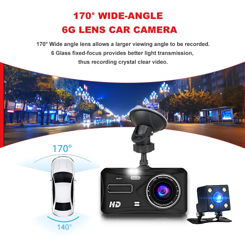 Dashcam rétroviseur Acceo 4 pouces tactile 1080P – présentation