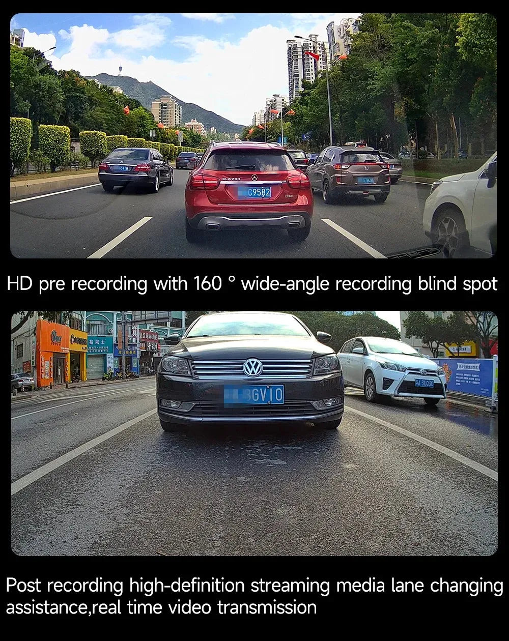 Dashcam moto JIUYIN Full HD 1080P étanche – aperçu