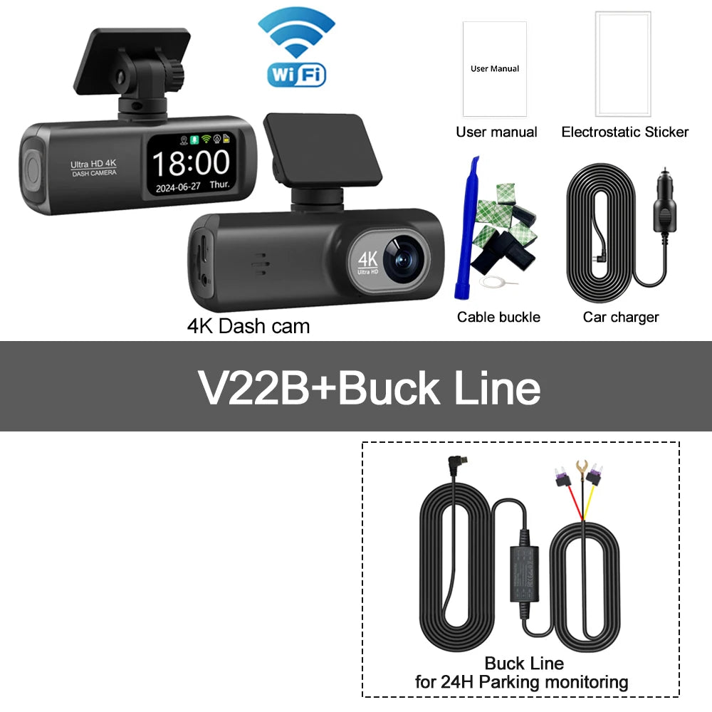 Dashcam voiture Kocam 4K UHD WiFi GPS externe – photo 21