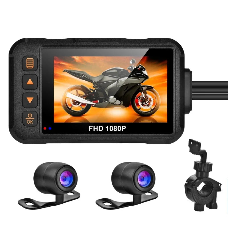 Dashcam moto Icreative écran 3 pouces 720P – photo 38