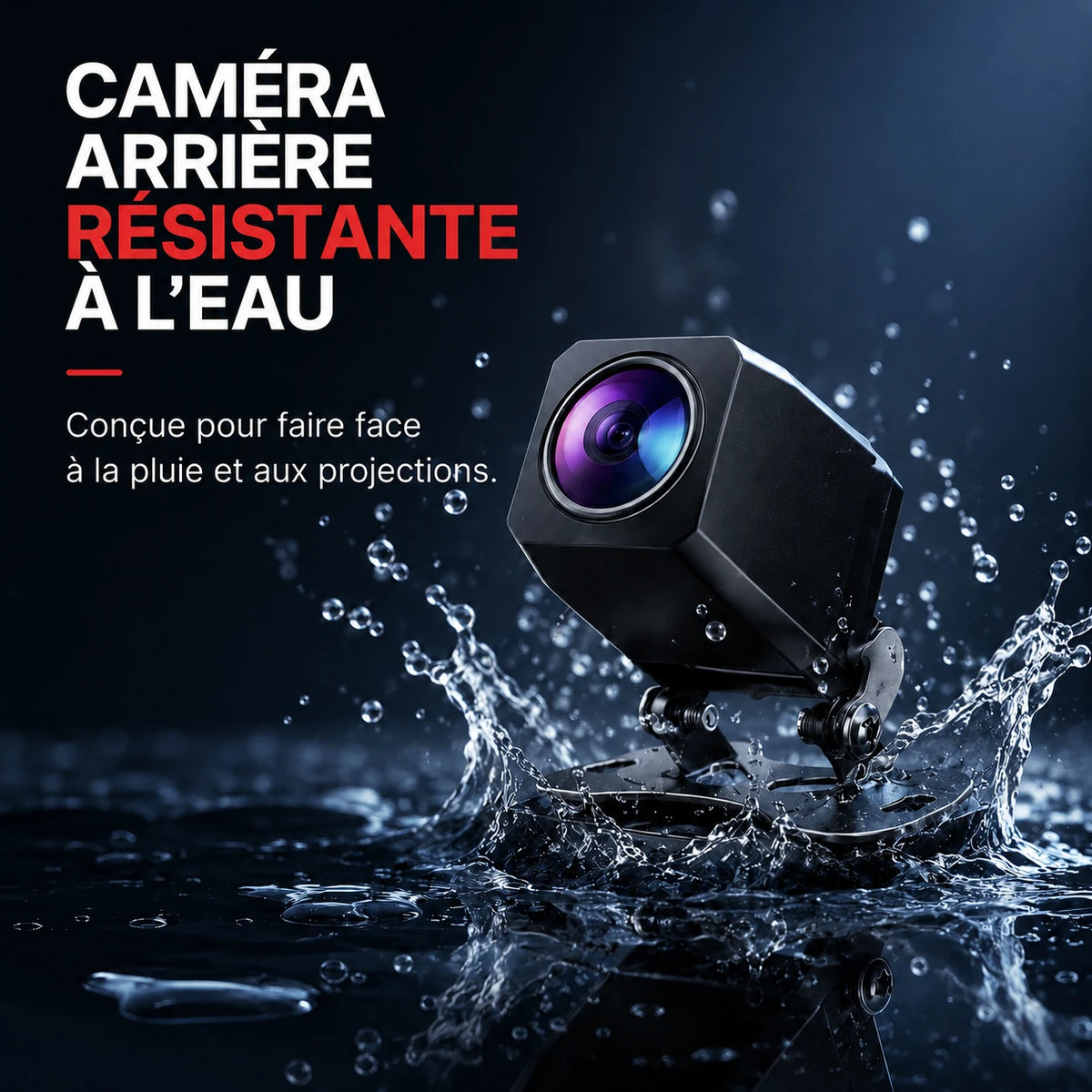 Caméra arrière compacte de la dashcam