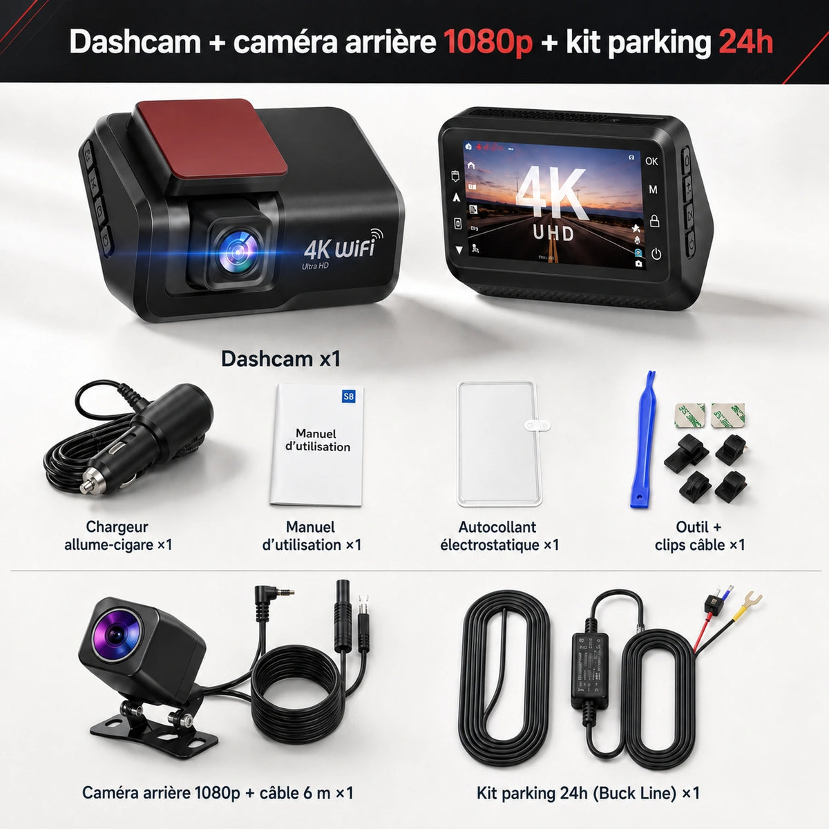 Kit Nomad avec caméra arrière et hardwire