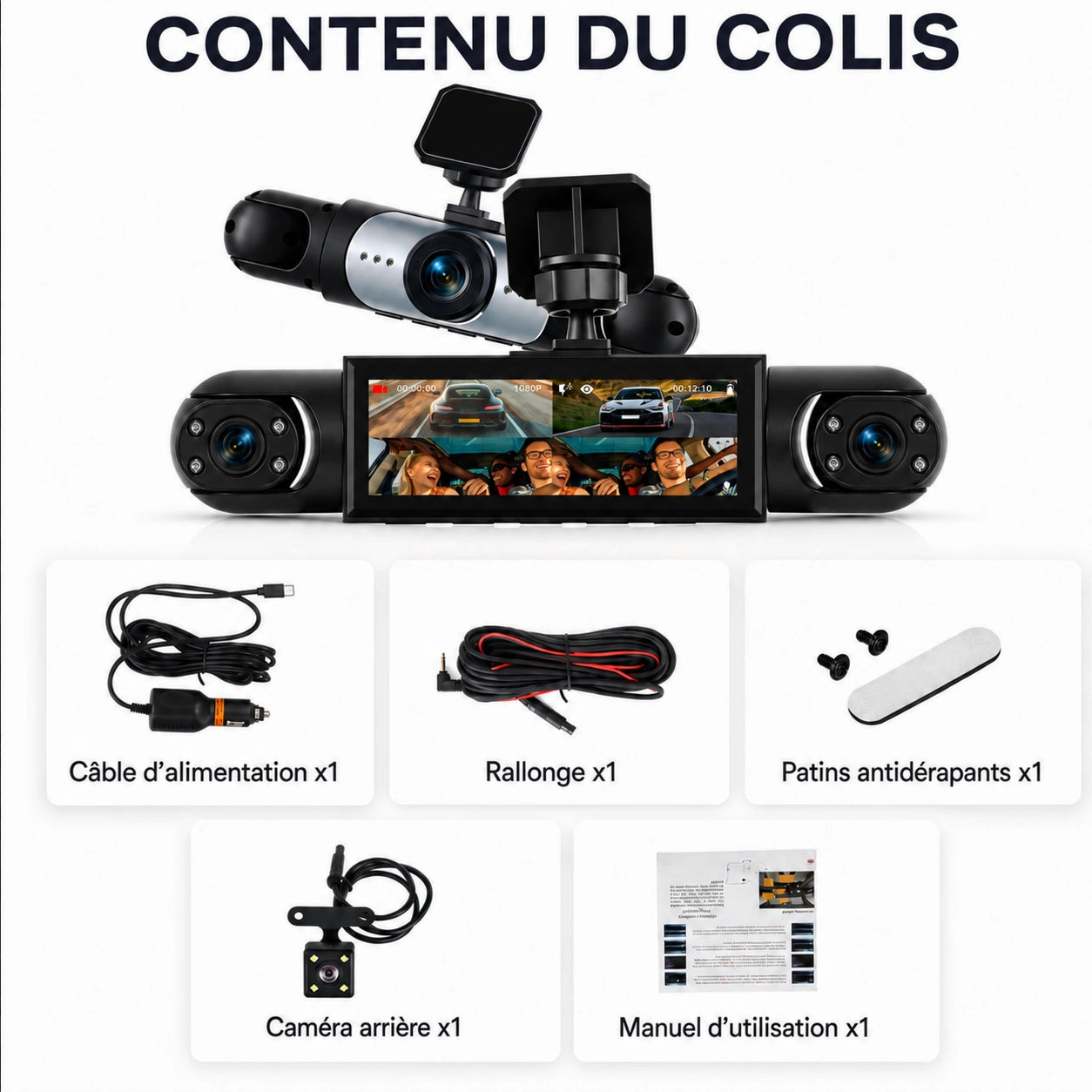 Dashcam Vision et accessoires du colis Image