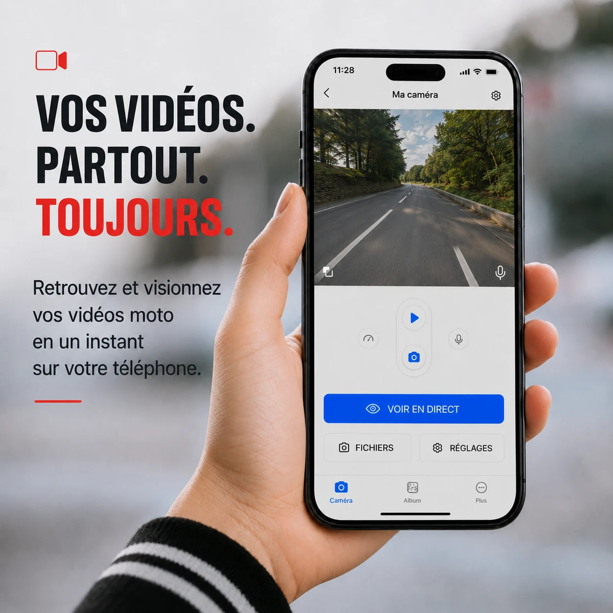 Schéma de couverture vidéo avant et arrière